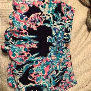 Lilly Pulitzer Scalloped Shorts